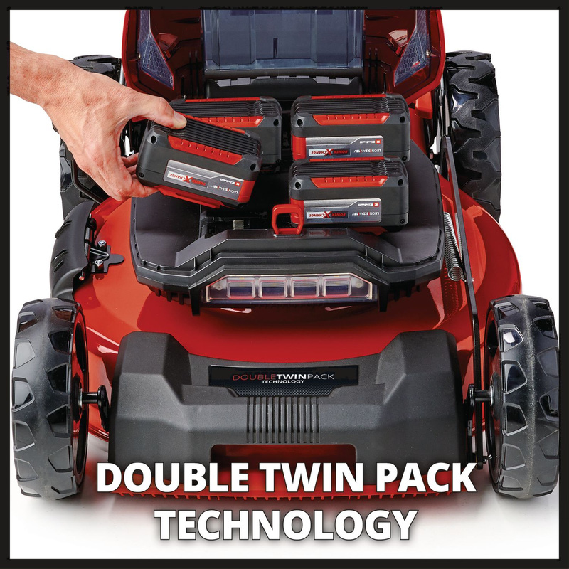 Einhell Professional PXC 36V Brushless Steel Deck Cordless Lawn Mower 52cm 4 x 5.2Ah - Image 5